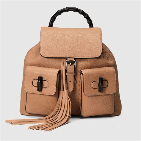 gucci backpack bamboo